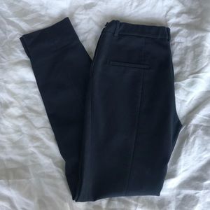 Zara Navy Blue Ankle Pants